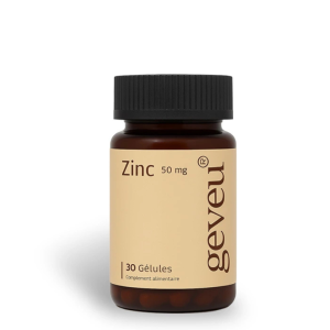 GEVEU ZINC 50 MG 30 GELULES