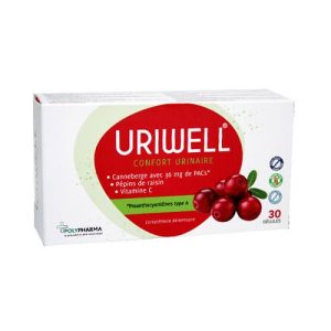 POLYPHARMA URIWELL CONFORT URINAIRE 30 GELULES