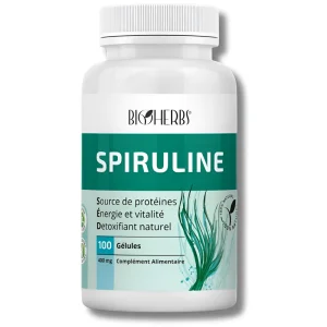 Bioherbs Spiruline 100 Gelules