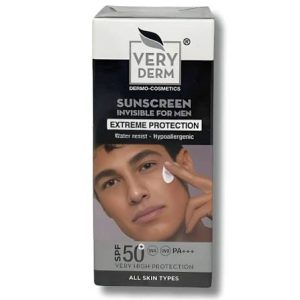 VERY DERM Crème solaire pour homme SPF50+