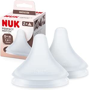 NUK PERFECT MATCH TETINE SILICONE 2 PIECES S 0+M