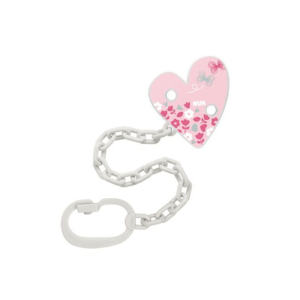 NUK ATTACHE SUCETTE – COEUR ROSE