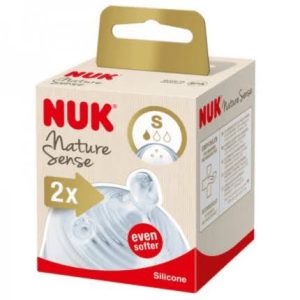 NUK PERFECT MATCH TETINE SILICONE 2 PIECES S 0+M