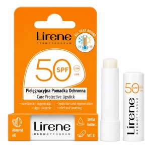 Lirene Baume à Lèvres Nourrissant SPF 50 - Hydratation et Protection